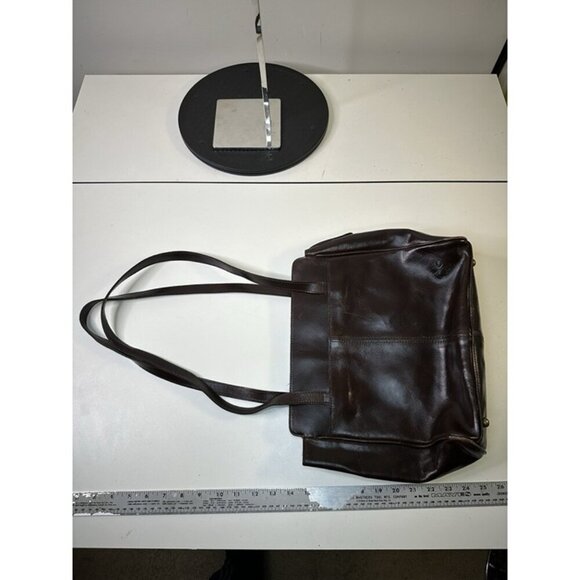 Patricia Nash Brown Leather Shoulder Bag - Picture 6 of 9